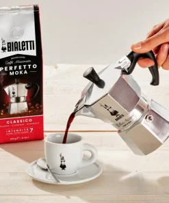 Bialetti Glass & Drinksware^3 Cup Moka Express Stovetop Coffee Maker