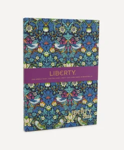 Liberty Stationery And Games^2026 Fabric Diary Strawberry Thief