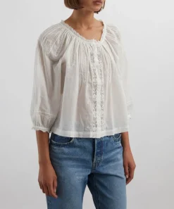 DÔEN Tops^Abigail Cotton Lace Top