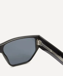 Isabel Marant Sunglasses & Glasses^Acetate Rectangular Cat Eye Black Sunglasses