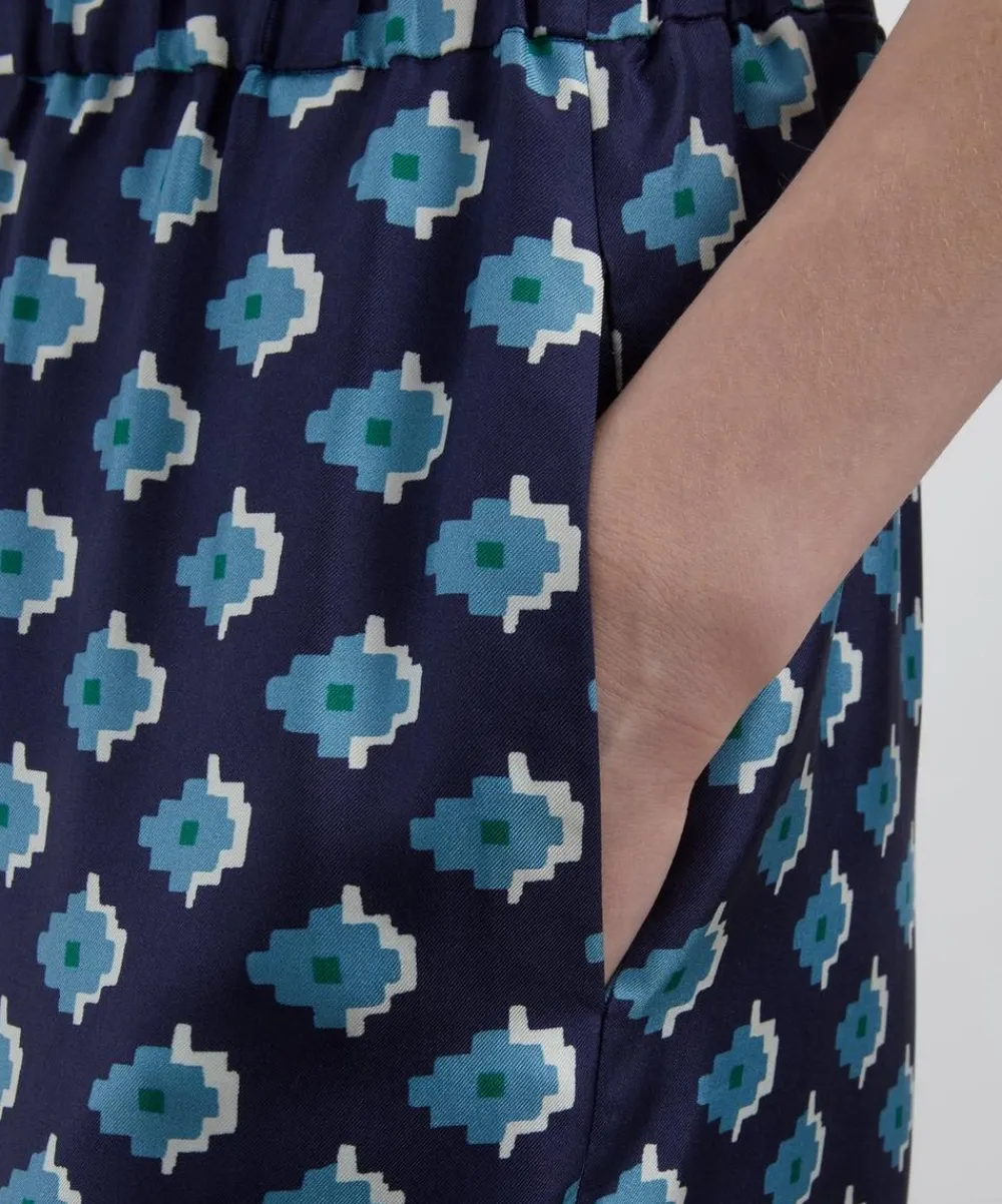 Liberty Trousers & Shorts^Adamas Silk Palazzo Trousers
