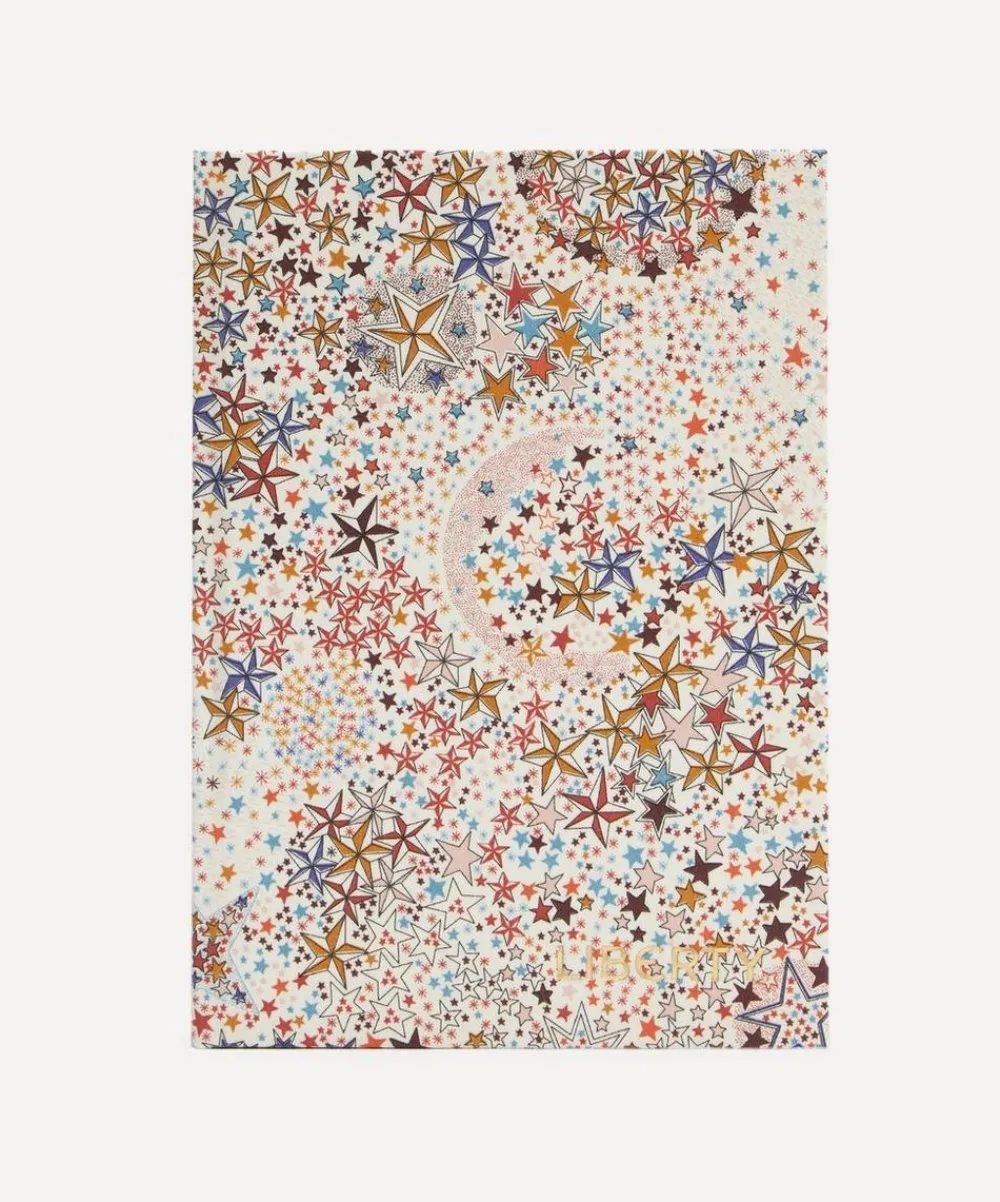 Liberty Stationery And Games^Adelajda Print Cotton A5 Lined Notebook