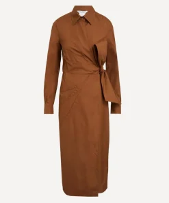 Max Mara Dresses^Agrume Cotton Crossover Dress