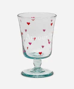 Marin Montagut Glass & Drinksware^All in Hearts Love Wine Glass