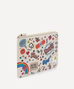 Anya Hindmarch Stationery And Games^All Over Stickers Laptop Case
