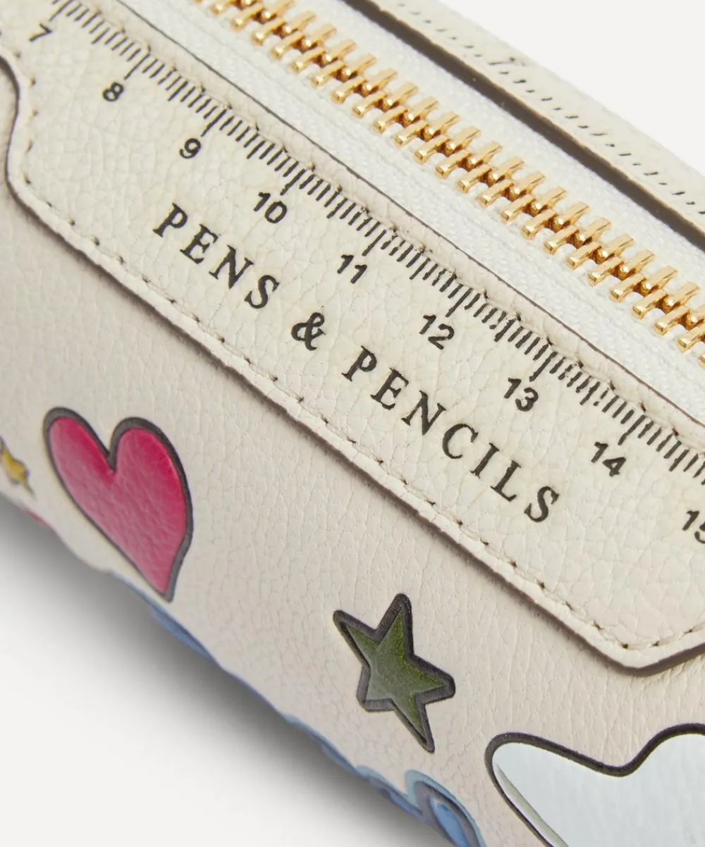 Anya Hindmarch Stationery And Games^All Over Stickers Pencil Case
