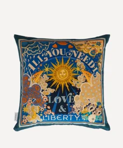 Liberty Cushions|Living Room^All You Need is Love Square Velvet Cushion