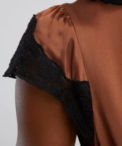 RIXO Dresses^Amari Bronze Midi Dress