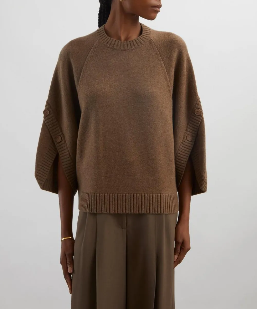 Max Mara Knitwear^Ampex Oversized Wool-Cashmere Jumper