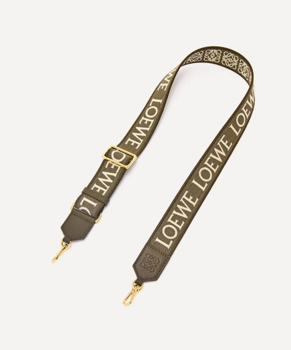 Loewe Bags^Anagram Jacquard and Calfskin Strap