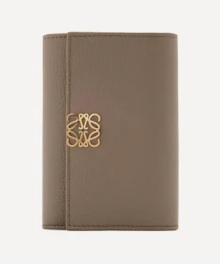 Loewe Travel Accessories^Anagram Small Vertical Leather Wallet