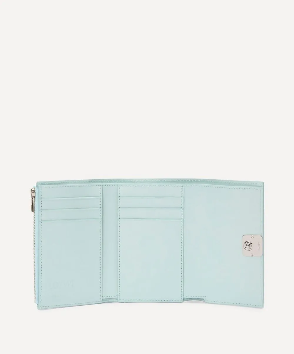 Loewe Travel Accessories^Anagram Small Vertical Leather Wallet
