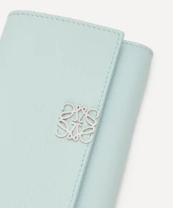 Loewe Travel Accessories^Anagram Small Vertical Leather Wallet