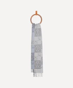 Loewe Scarves^Anagram Wool-Blend Scarf