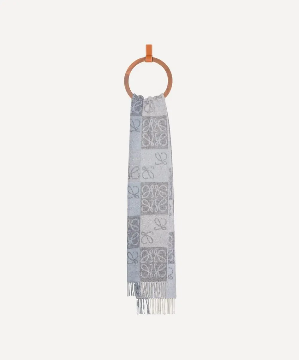 Loewe Scarves^Anagram Wool-Blend Scarf