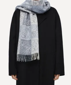 Loewe Scarves^Anagram Wool-Blend Scarf