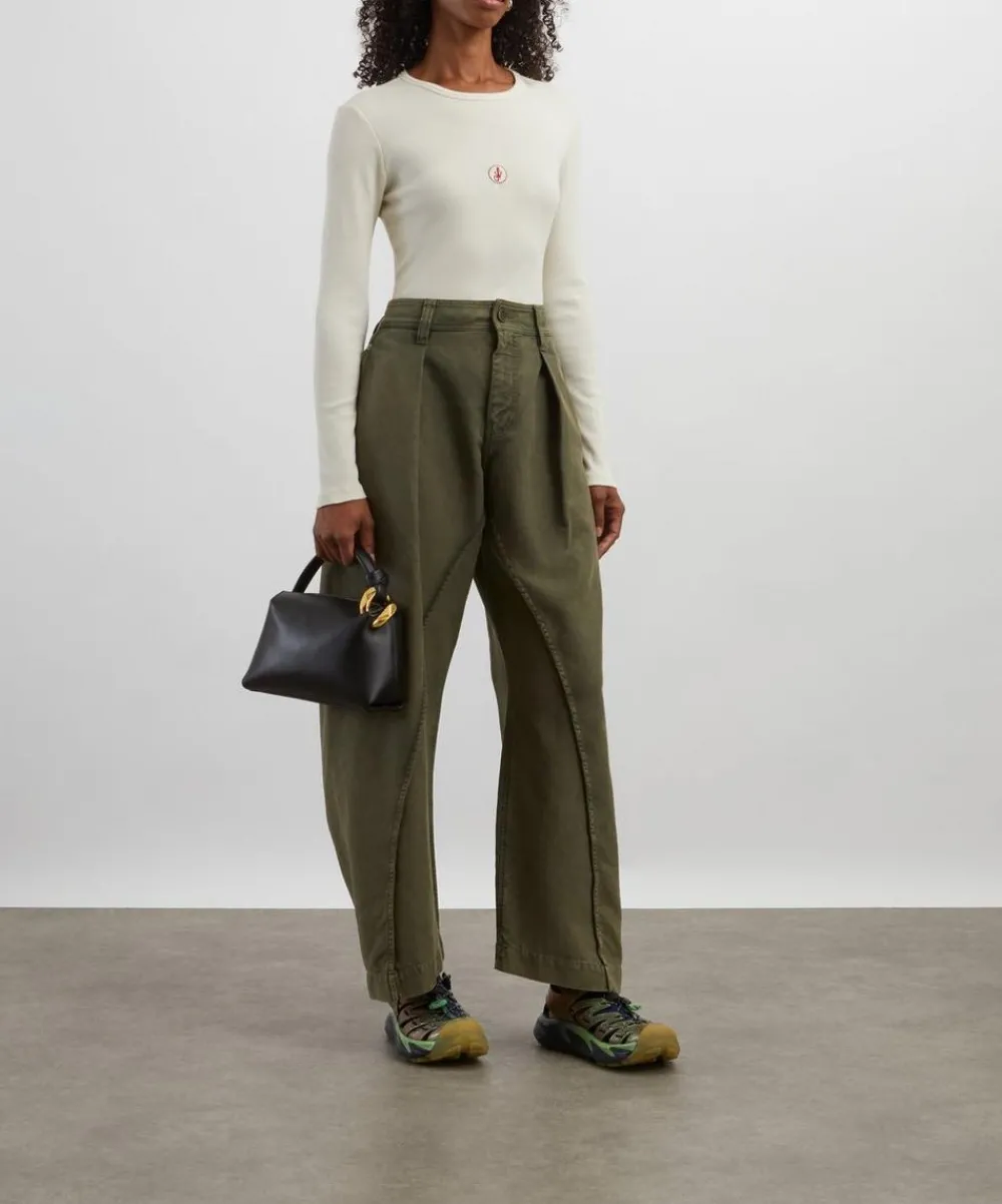 JW Anderson Tops^Anchor Embroidery Underpinning Top