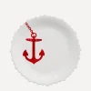 Astier de Villatte Tableware^Anchor Large Dinner Plate