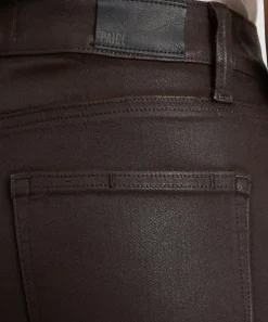 Paige Jeans^Anessa Wide Leg Jeans in Chicory Coffee Luxe Coating
