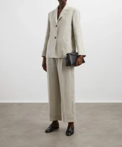 S Max Mara Trousers & Shorts^Anselmo Wide Leg Linen Trousers