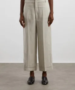 S Max Mara Trousers & Shorts^Anselmo Wide Leg Linen Trousers