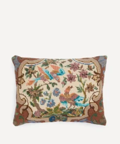 By Walid Cushions^Antique Floral Textile Cushion 1378