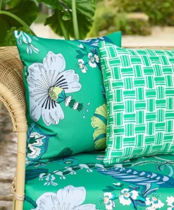 Liberty Interiors Furnishing Fabrics^Arbor Penhurst in Jade – Outdoor