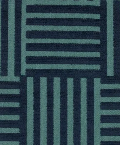 Liberty Interiors Furnishing Fabrics^Archive Geo Marsden Velvet in Smalt Blue