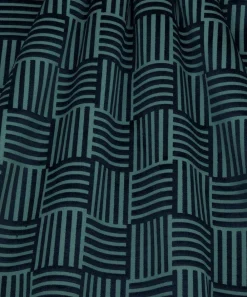 Liberty Interiors Furnishing Fabrics^Archive Geo Marsden Velvet in Smalt Blue