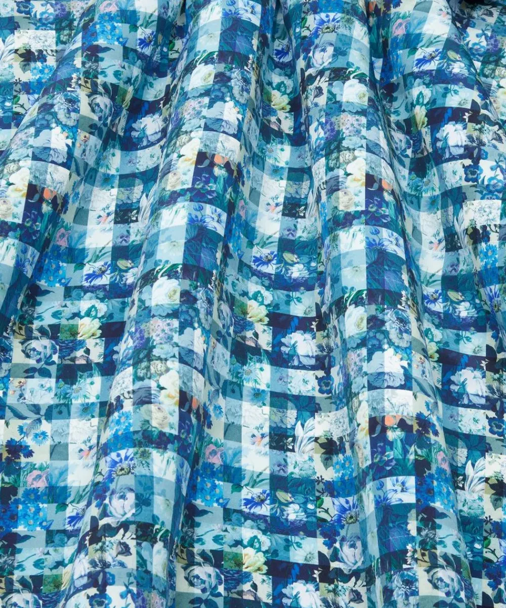 Liberty Fabrics Crepe De Chine^Archive Gingham Crepe de Chine