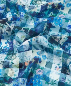 Liberty Fabrics Crepe De Chine^Archive Gingham Crepe de Chine