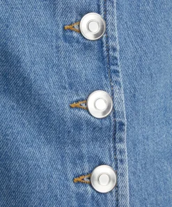 Aligne Tops^Ariella Buttoned Denim Top