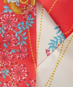 Liberty Scarves^Aries 5X88 Ribbonette Silk Scarf