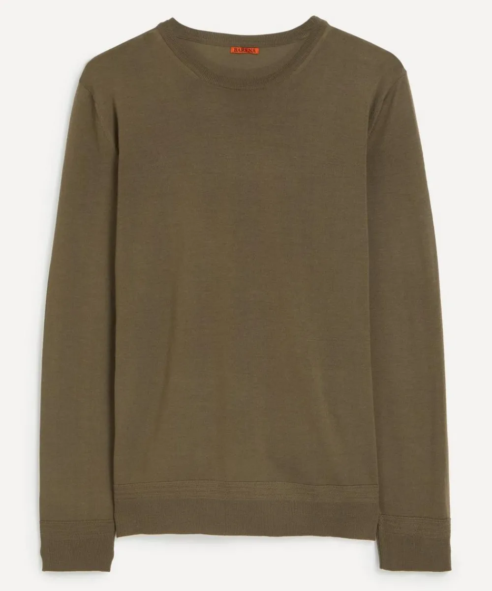 Barena Knitwear & Sweats^Army Ato Merino Wool Jumper