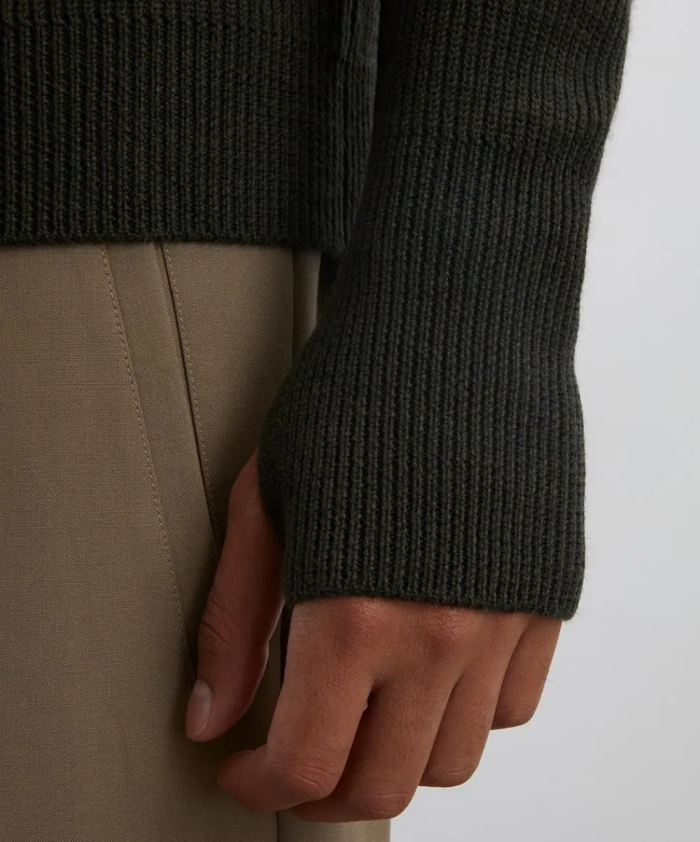 Barena Knitwear & Sweats^Army Dori Wool Cardigan