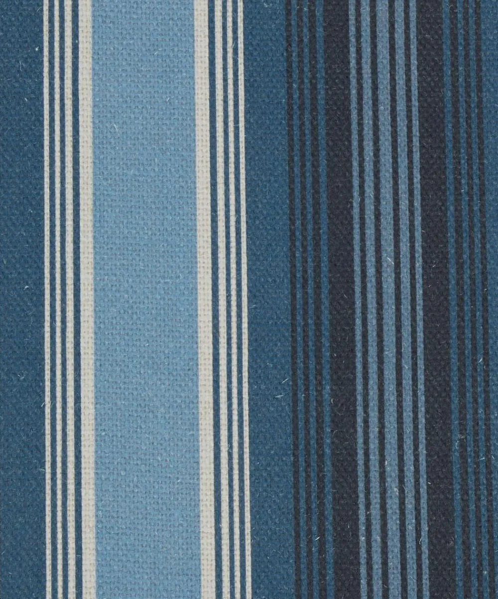 Liberty Interiors Furnishing Fabrics^Art Stripe Linen in Ink