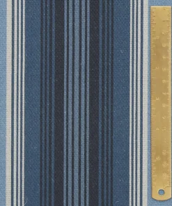 Liberty Interiors Furnishing Fabrics^Art Stripe Linen in Ink