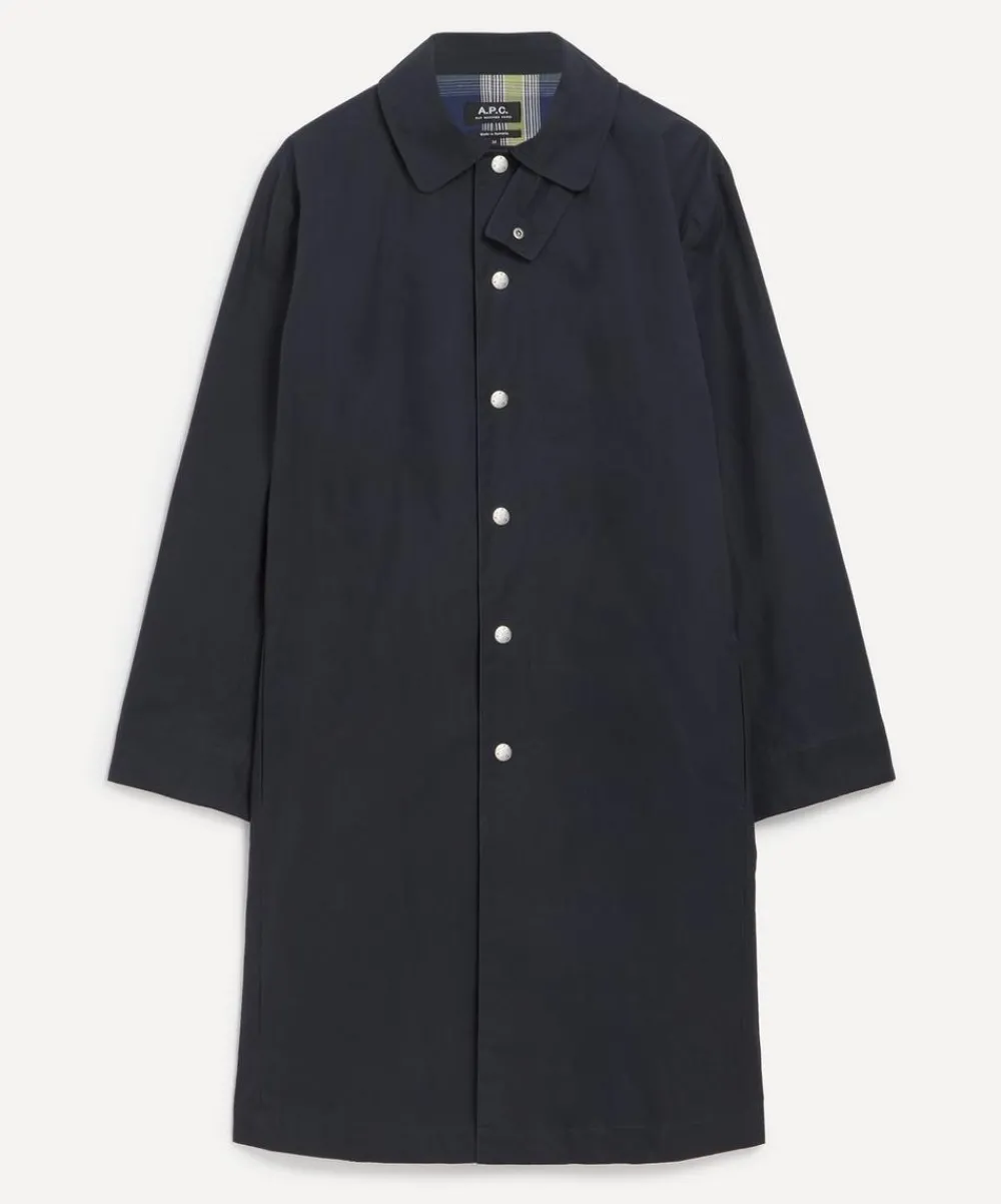 A.P.C. Coats & Jackets^Arthur Waxed Cotton Mac