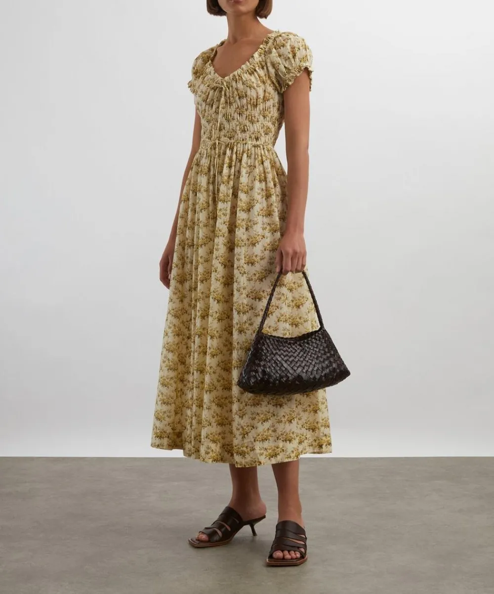 DÔEN Dresses^Ashlynn Citron Rosier Floral Dress