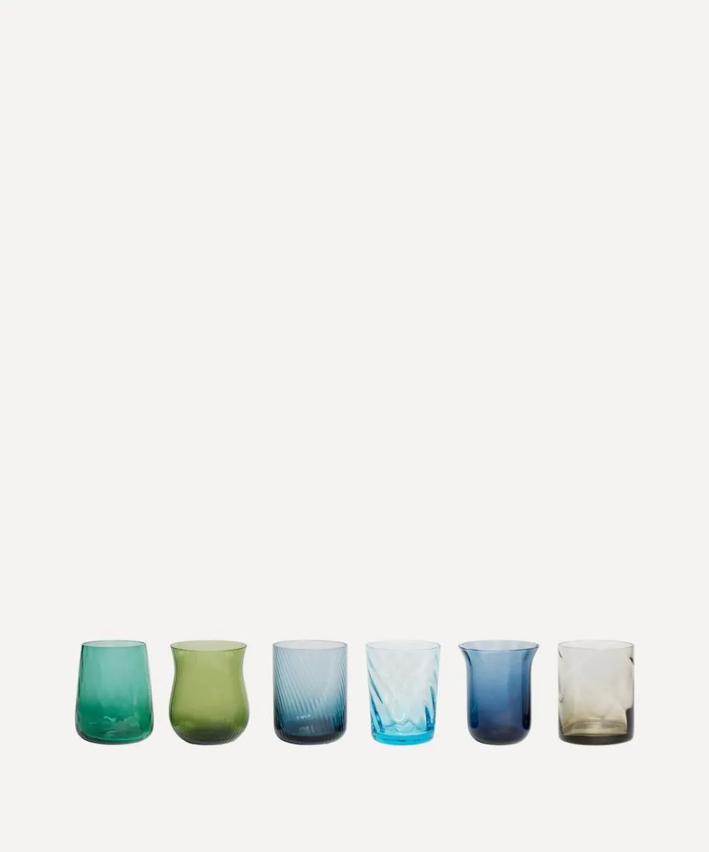 Bitossi Glass & Drinksware^Assorted Style Tumblers Set of 6