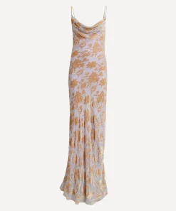 Rat & Boa Dresses^Athena Silk Devoreé Maxi Dress