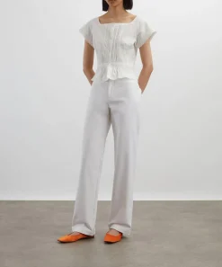Peachy Den Trousers & Shorts^Audrey Porcelain Trousers