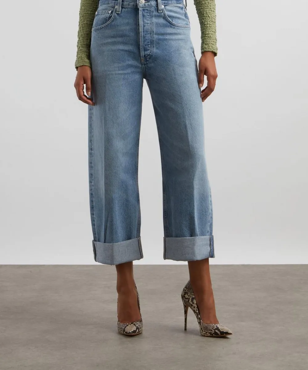 Citizens of Humanity Jeans^Ayla Baggy Cuffed Crop Jeans in Gemini