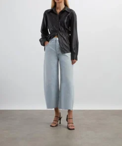 Citizens of Humanity Jeans^Ayla Raw Hem Crop Jeans in Sailor