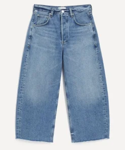 Citizens of Humanity Jeans^Ayla Raw Hem Crop Jeans in Telegraph