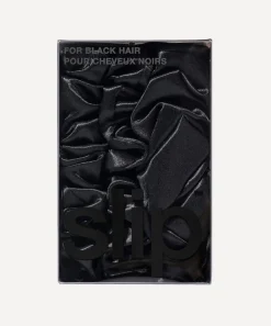 Slip Hair Styling^Back to Basics Black Silk Scrunchie Trio