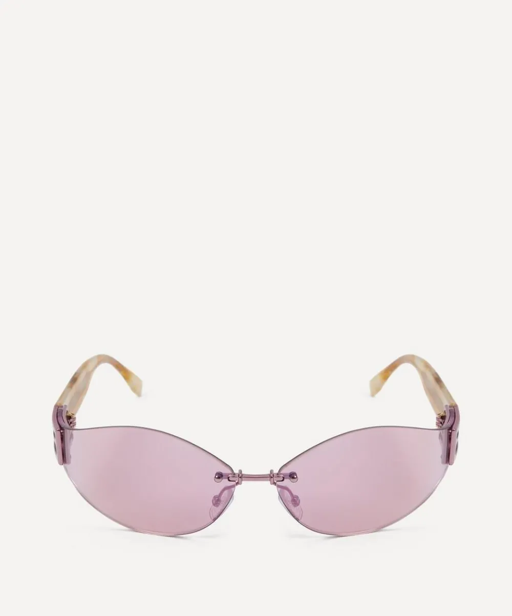 Fendi Sunglasses & Glasses^Baguette Rose Acetate Sunglasses