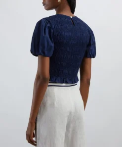 Maria de la Orden Tops^Baila Navy Shirt