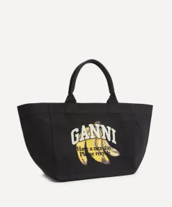 Ganni Bags^Banana Print Tote Bag