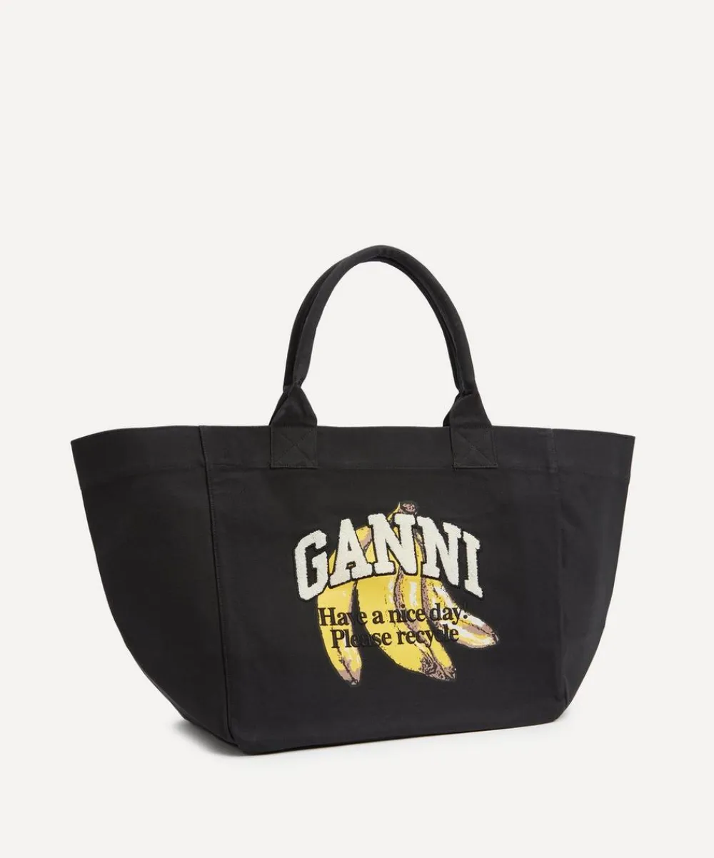 Ganni Bags^Banana Print Tote Bag